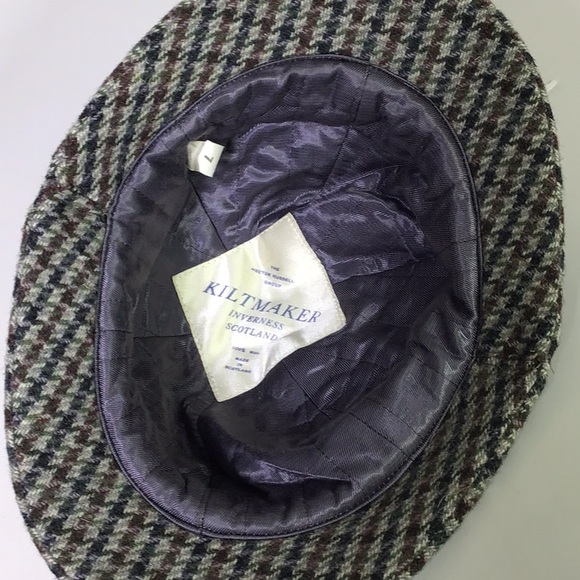 Vtg New Hector Russell Kiltmaker Detective Wool Cap - Picture 4 of 7